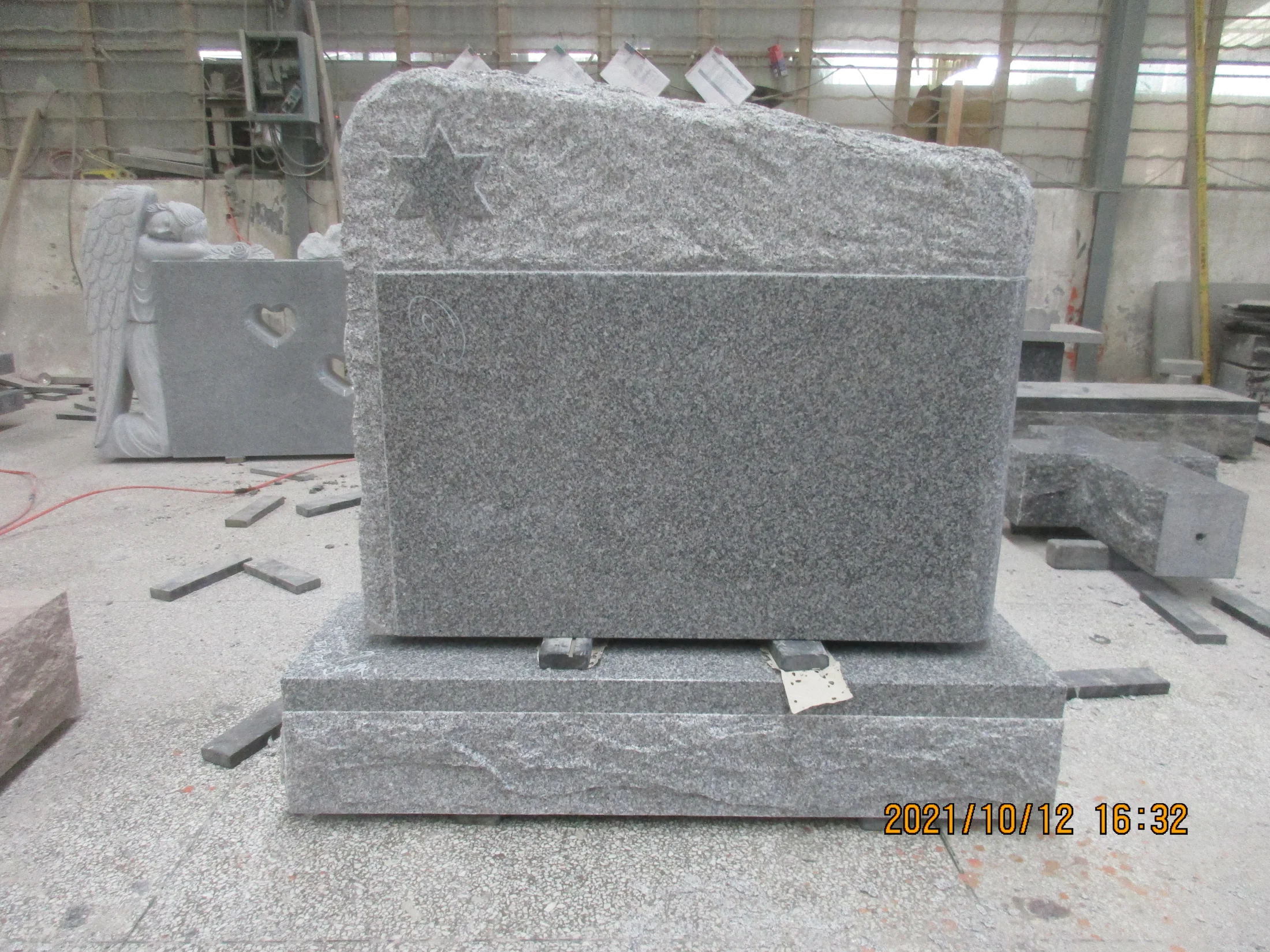 Handcrafted Granite Memorial Stone