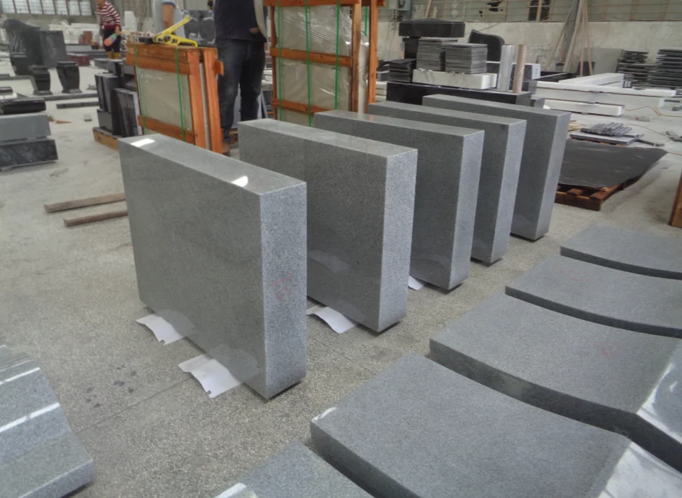 Grey Granite Headstone