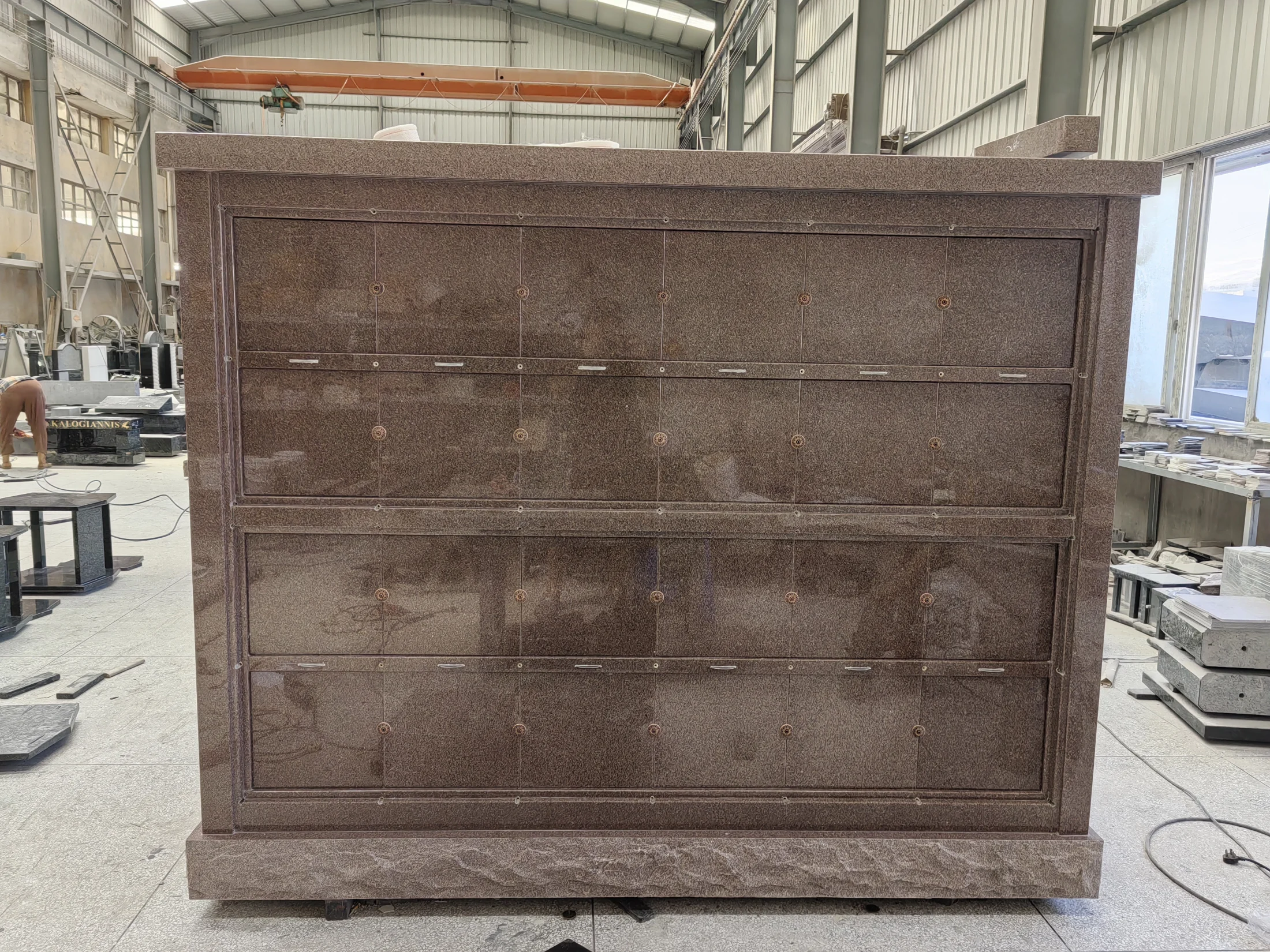 Multi-Niche Granite Columbarium for Cemetery