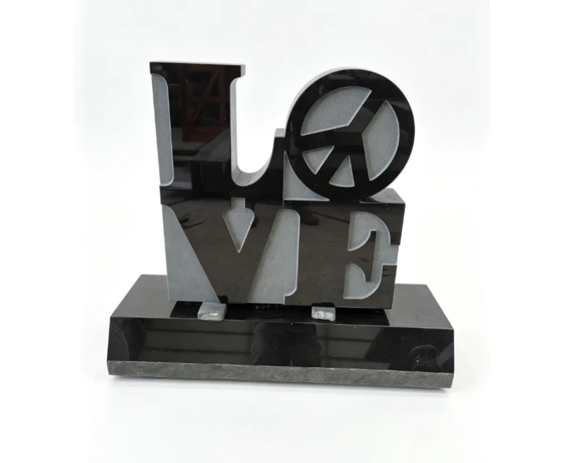 LOVE Sculpture Granite Memorial Monument