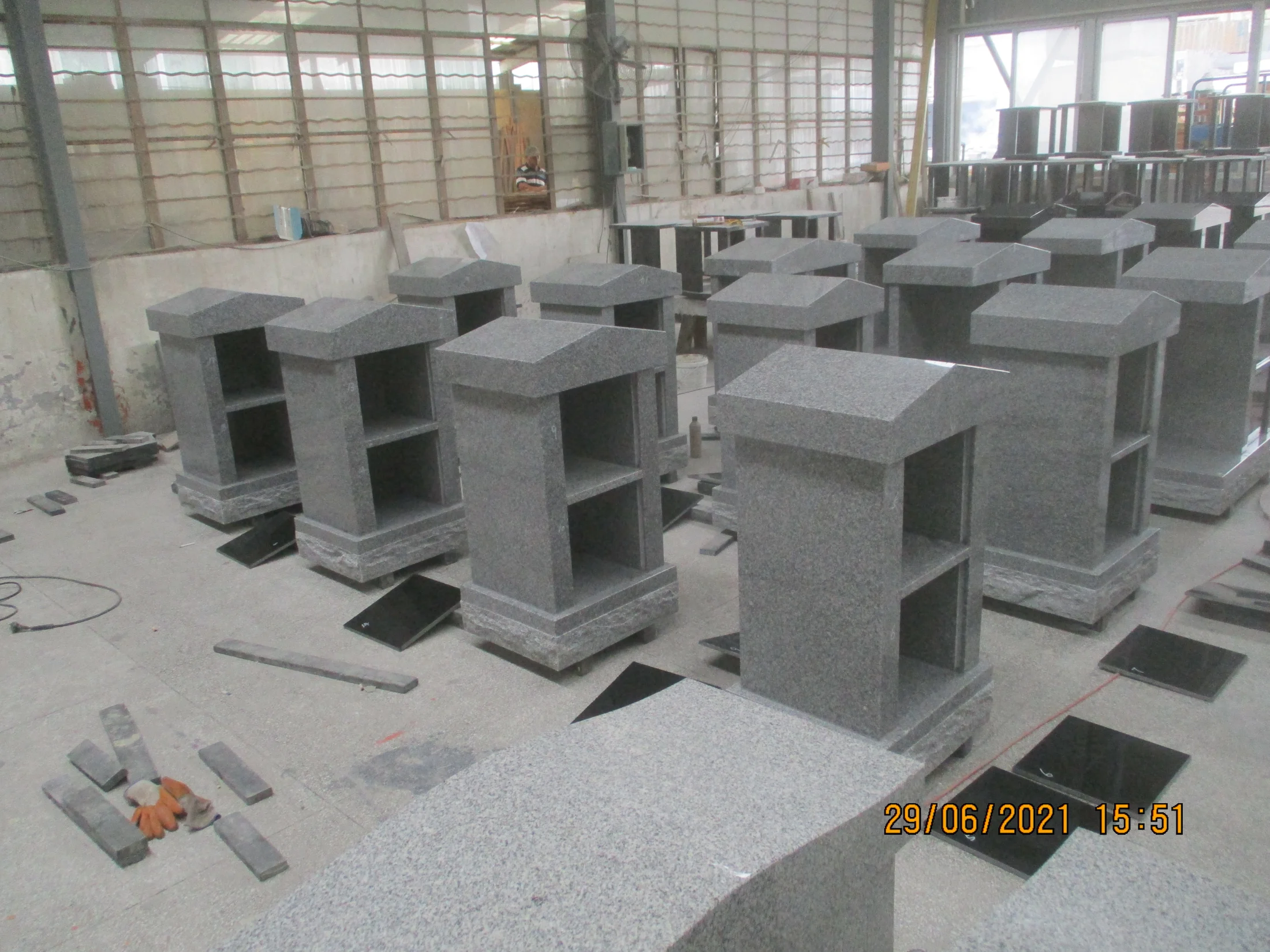 Premium Granite Ossuary Wall