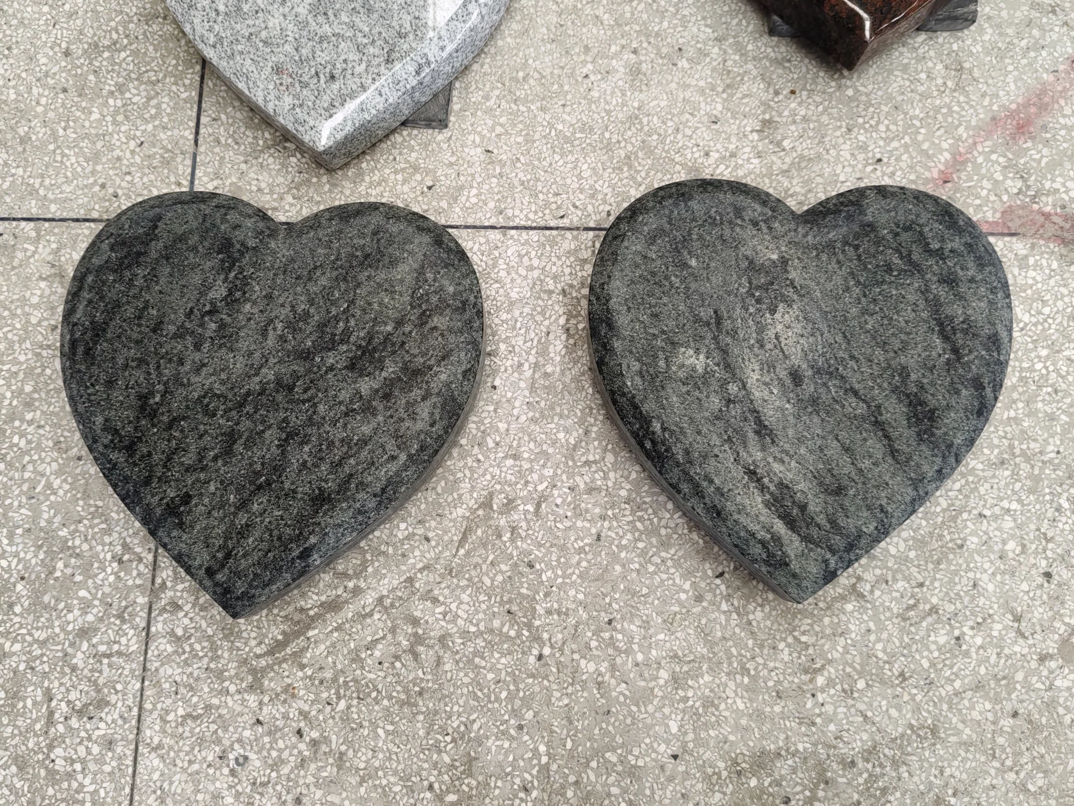 Polished Granite Heart Monuments